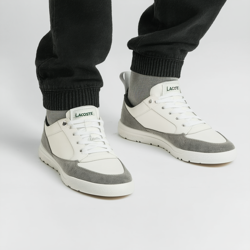 Lacoste Westcott tf Men Shoes Off White/Dark Grey 7-26LEM0122 5A6