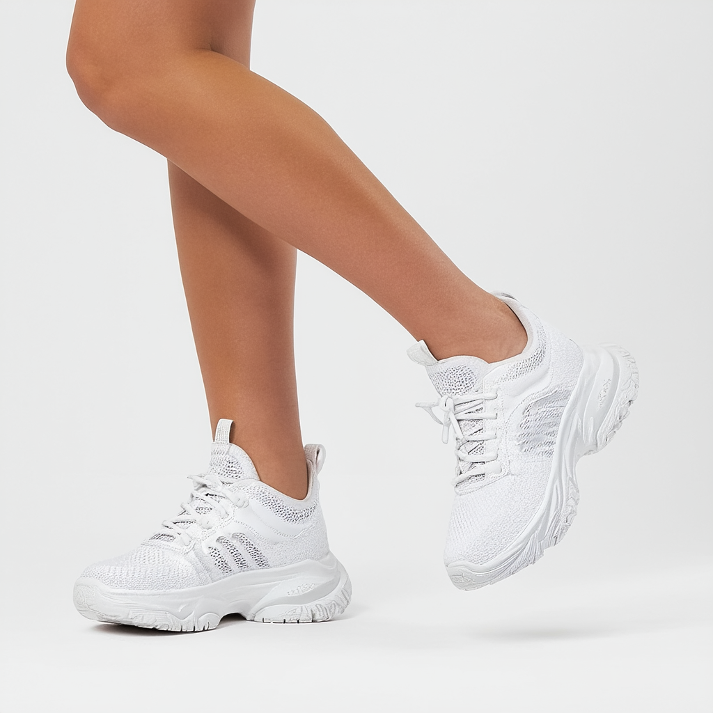 Skechers Women's Plus 3-High Fly Fashion Sneaker