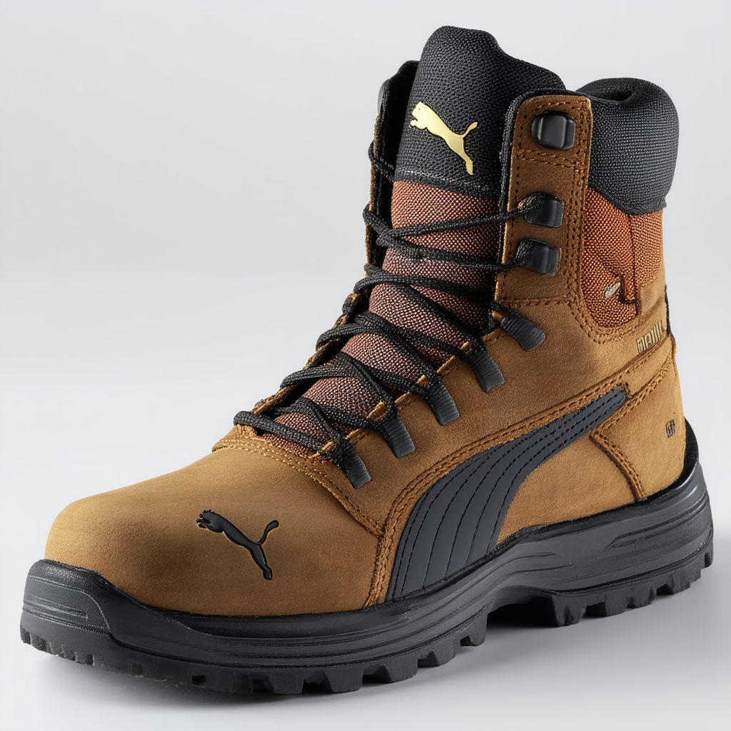 PUMA Safety Dash Mid EH Brown 9