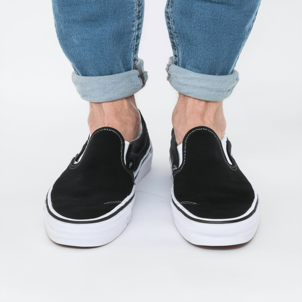 Vans VN0A38F7QTS Men Classic Slip Footwear Black PRORCINI