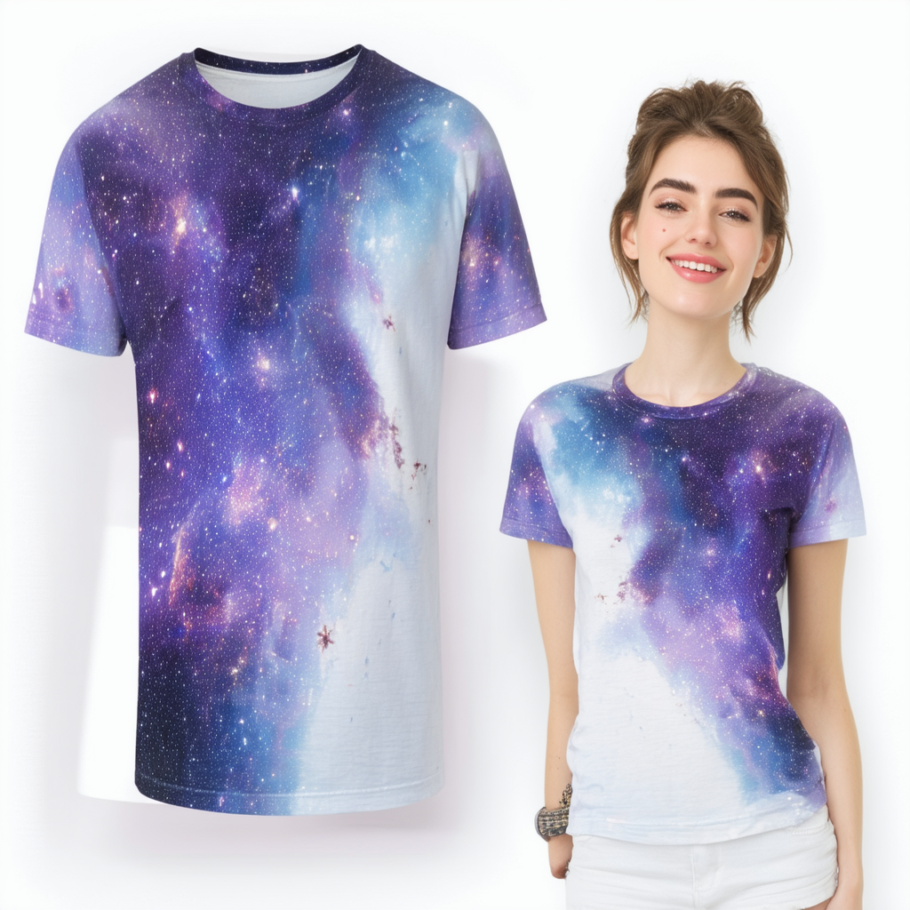 Mens Womens Tshirt AJR The Click Galaxy Shirts for Men Women Cool Perfect White