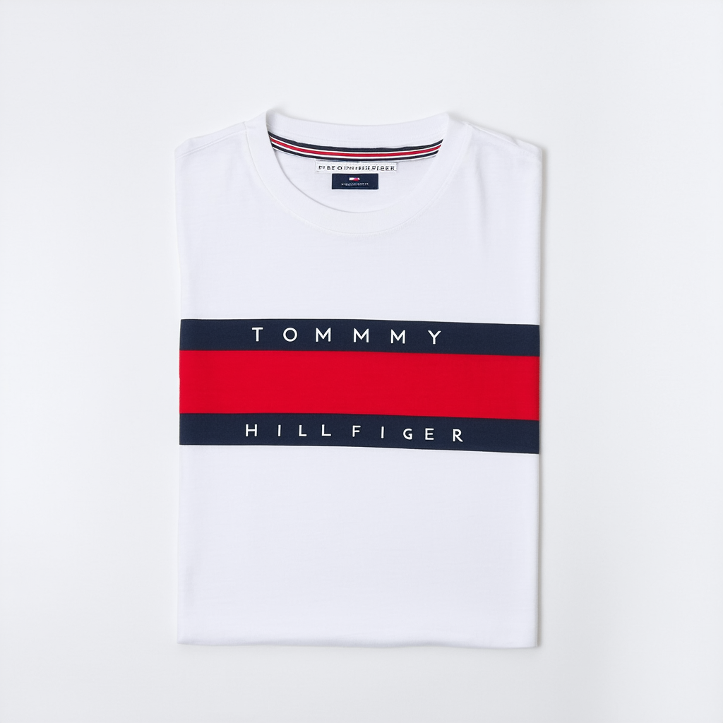 Tommy Hilfiger Men's Essential Flag Logo T-Shirt