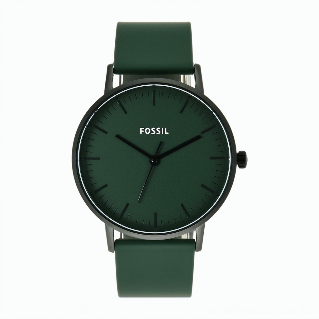 Fossil Men's FS5460 The Minimalist 3H Analog Display Quartz Green Watch