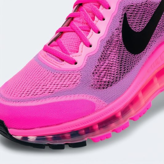 Nike Kids Air Max 2014 (GS) Hypr Pnk/Blk/Hypr Cblt/Hypr Pn Running Shoe 6.5 Kids US