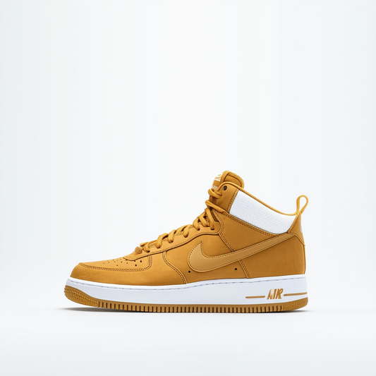 Nike Lunar Force 1 Sneakerboot Wheat/White/Flt Gold 654481-700 (SIZE: 10.5)