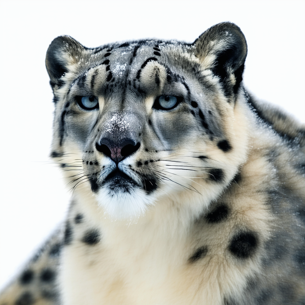 The Mountain Women's Snow Leopard Portrait Apparel