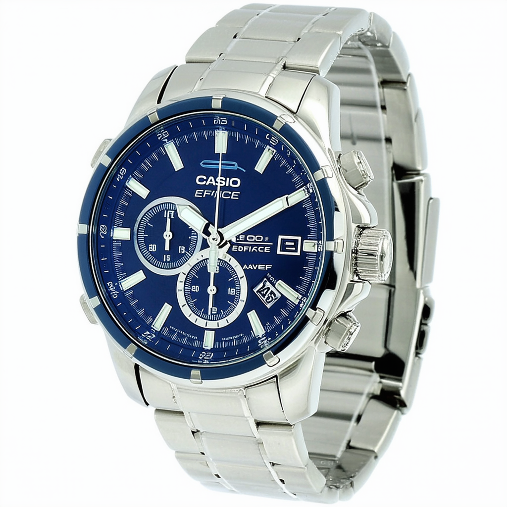 Casio EF-501D-2AVEF Men's Blue Dial Stainless Steel Stainless Steel Strap Edifice Watch
