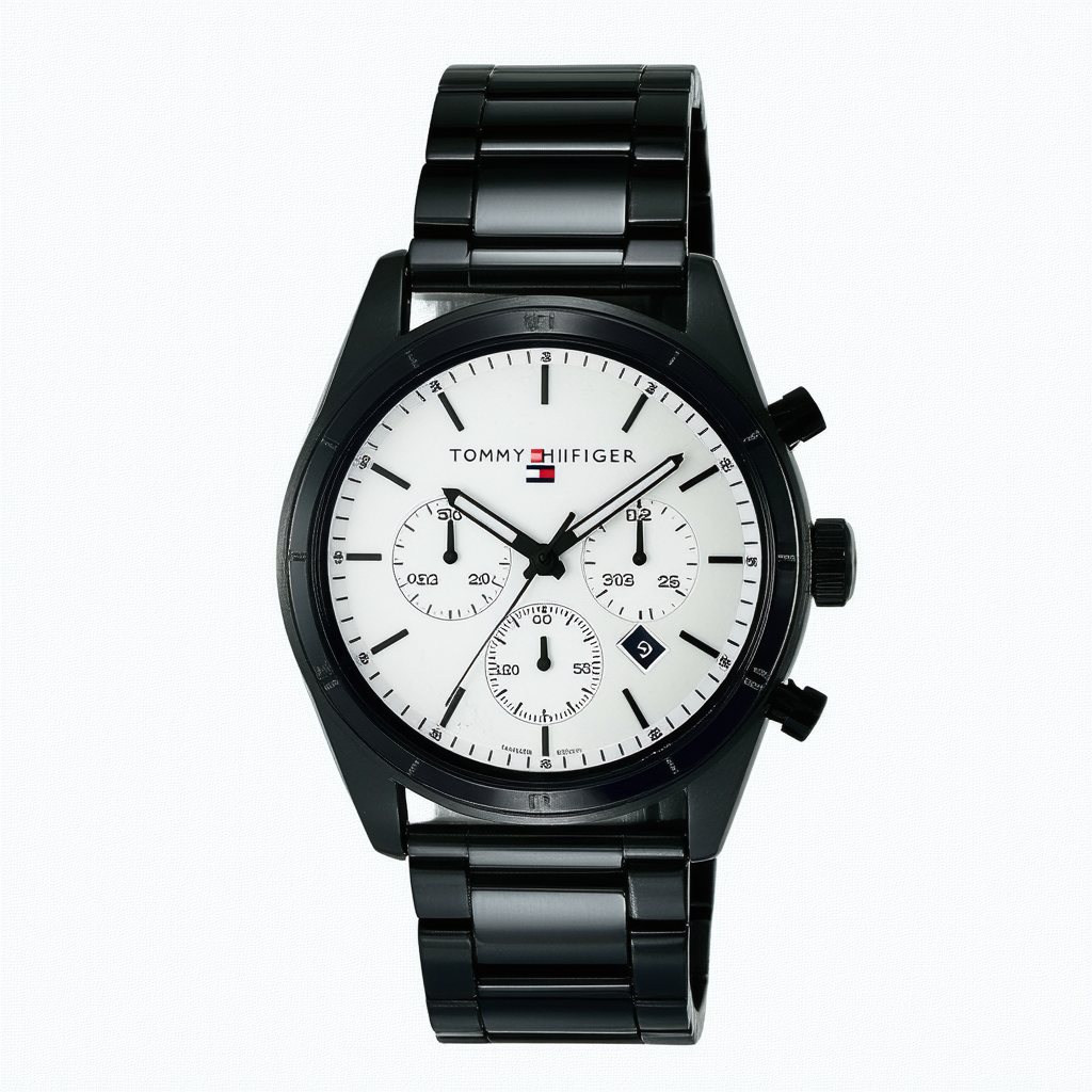Tommy Hilfiger Men's 1710307 Classic Black IP Case and bracelet Watch