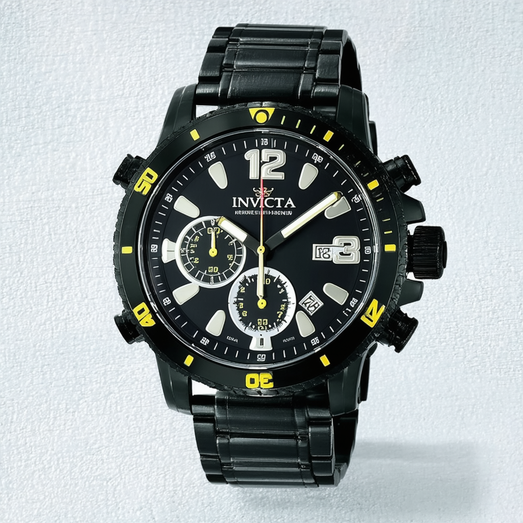 Invicta Men's 15904 S1 Rally Analog Display Japanese Quartz Black Watch