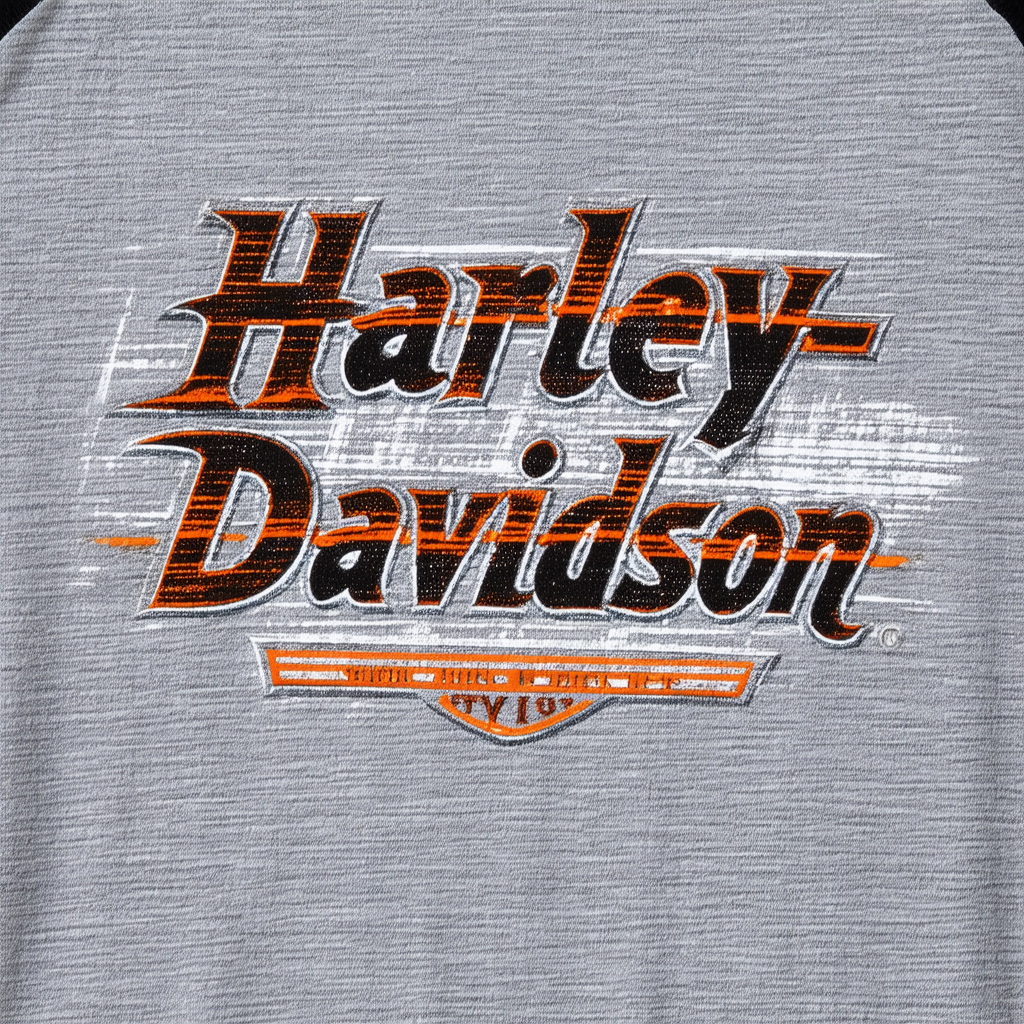 Harley-Davidson Women's Rumbling Contrast Raglan Half Sleeve Shirt H625-HB7U