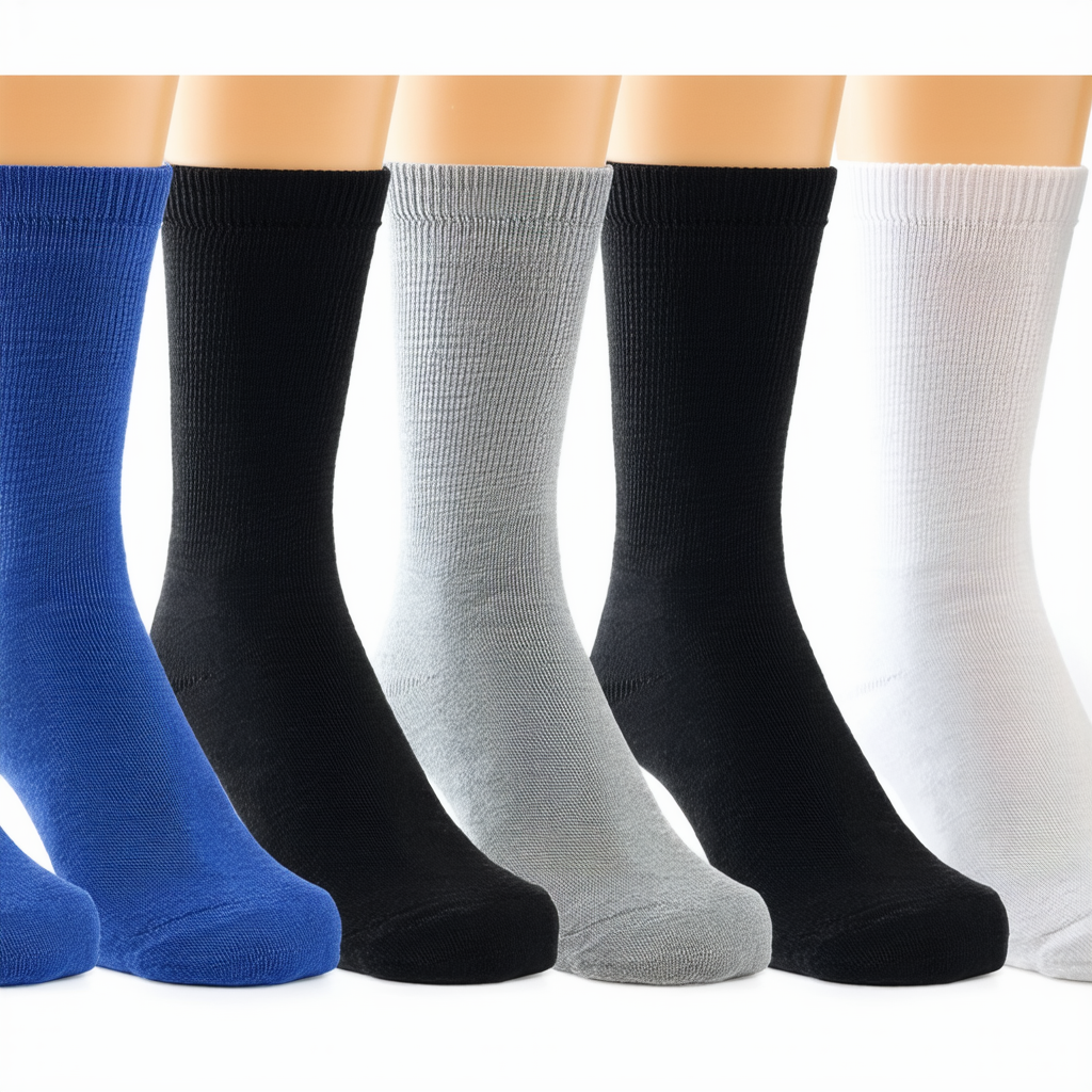 Mens Hanes 4 Pair ComfortBlend Crew Socks - 910/4