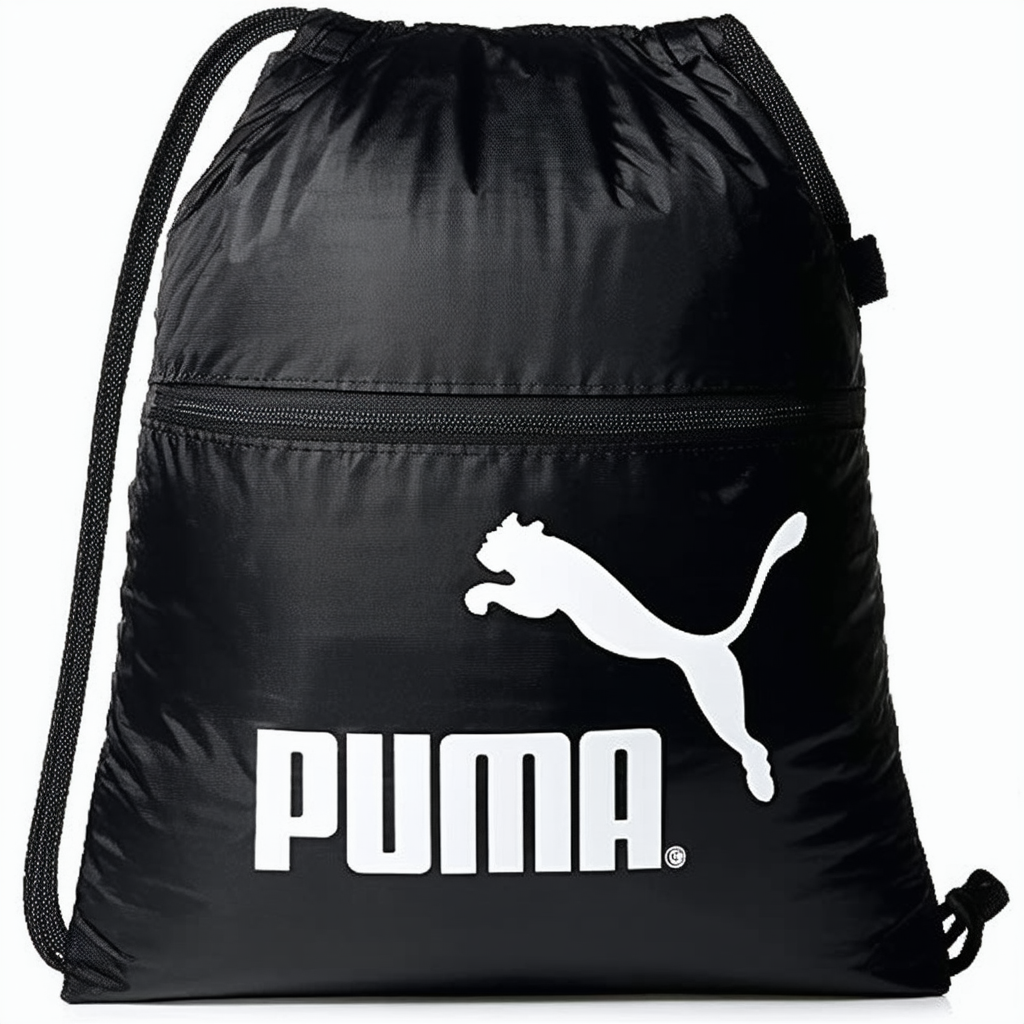 PUMA unisex adult Sack Pack, Black, One Size US