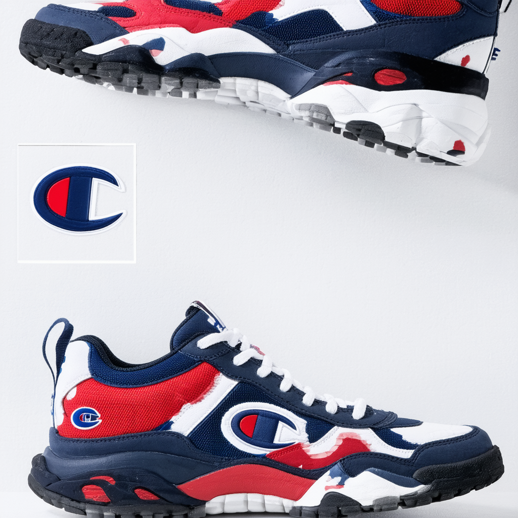 Champion Mens 93Eighteen Repeat C Sneaker, Adult, Navy/Red, 11 M US