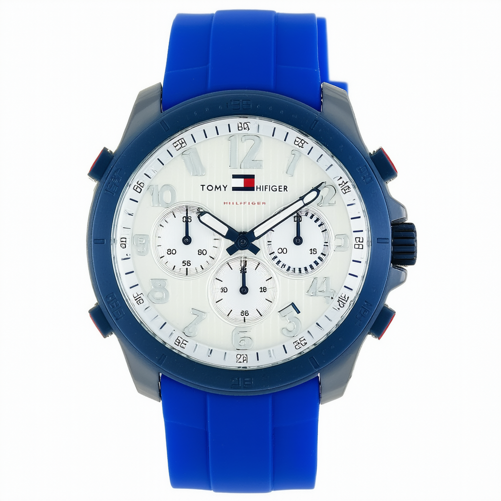 Tommy Hilfiger Men's 1790800 Sport Blue Silicon Watch