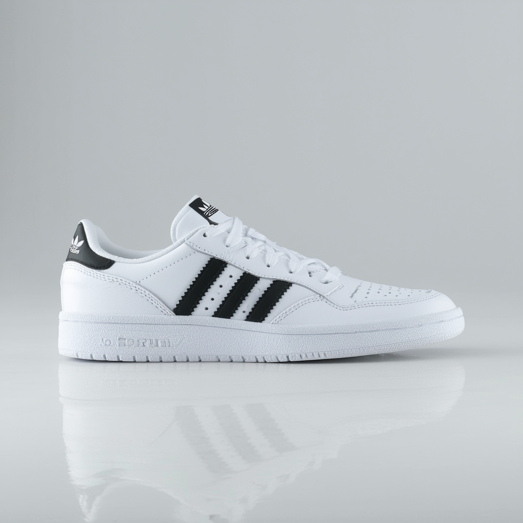 adidas Men Forum Lo Refined (White/Footwear White/core Black)