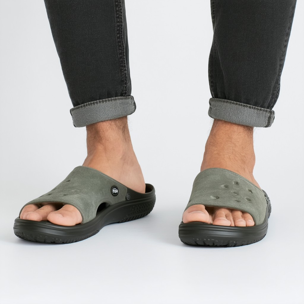 Crocs Men's Crete Suede Flip
