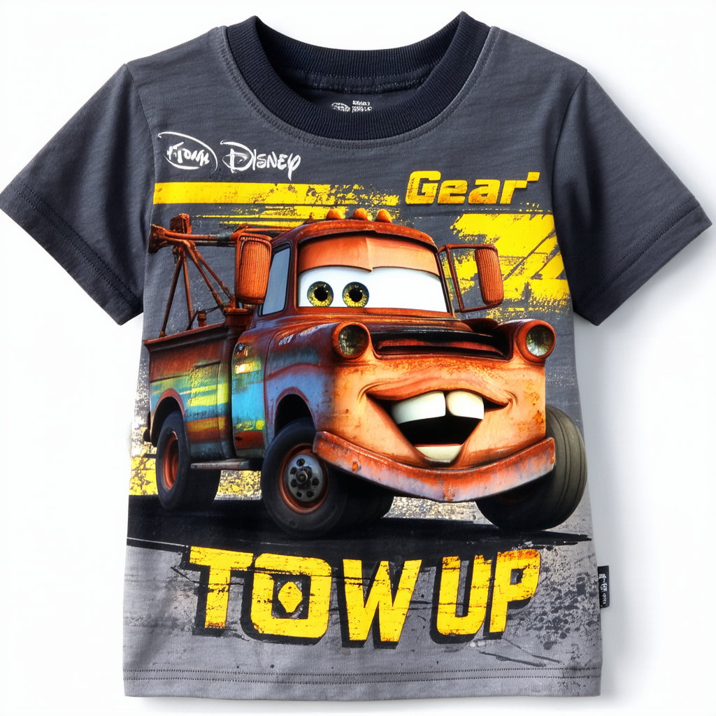 Disney Boys' Toddler Boys' Tow Mater Gear up T-Shirt