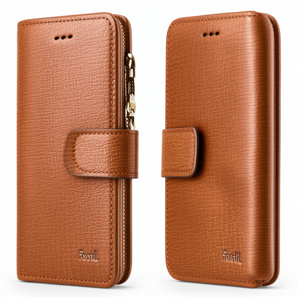 Fossil Fiona Multifunction Wallet, Saddle