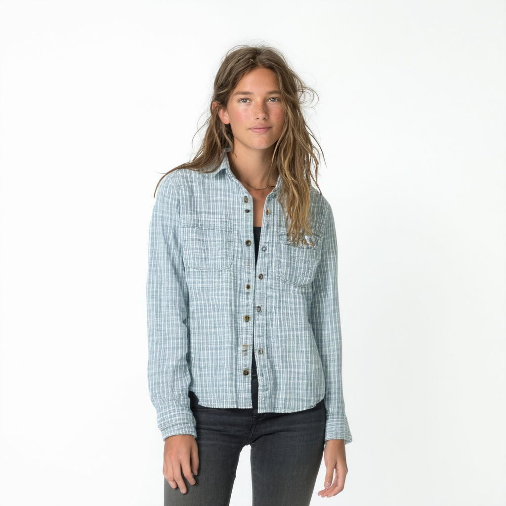 Billabong Women's Gone To Town LS Buttondown Shirt