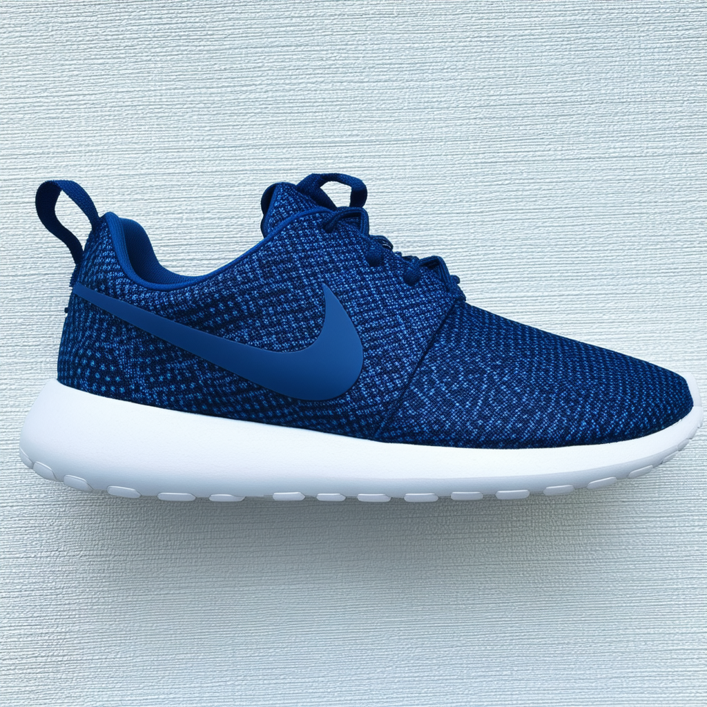 Nike 655206-404 Men Roshe ONE Print Brigade Blue/Squadron Blue
