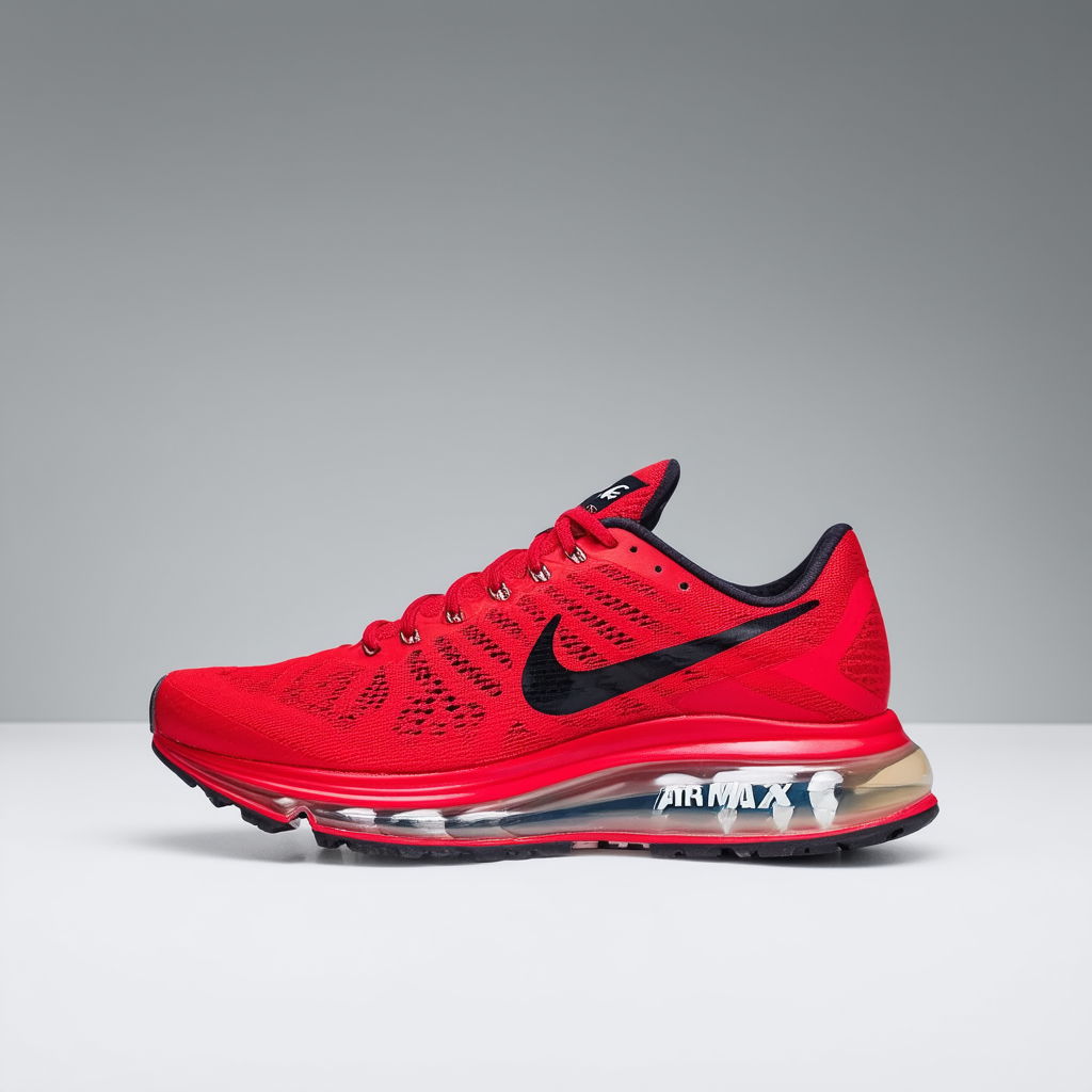 Nike Air Max 2009 Men's Running Shoes Action Red 486978-600