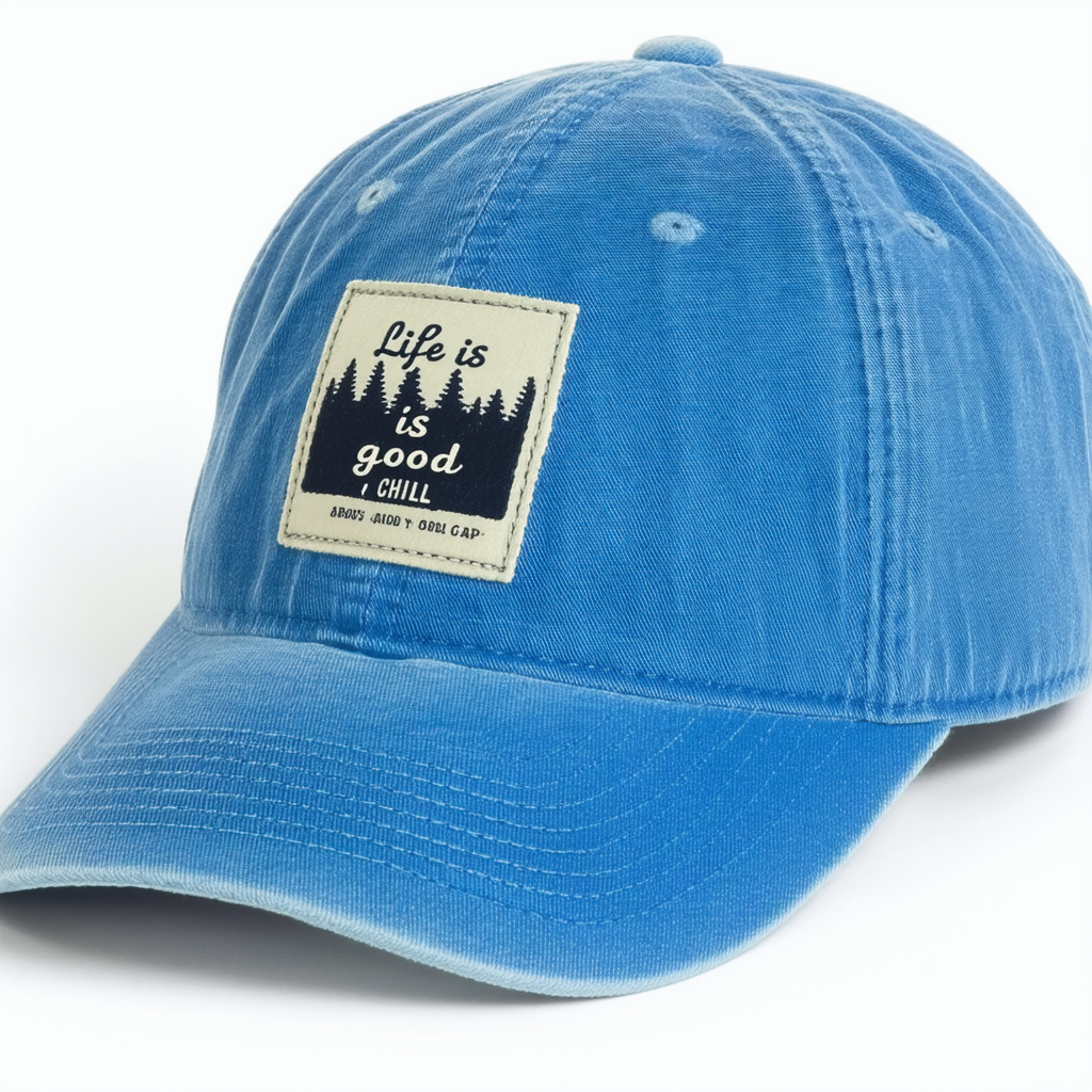Life is Good Chill Cap Baseball Hat Collection,LIG Jake,Vintage Blue,One Size