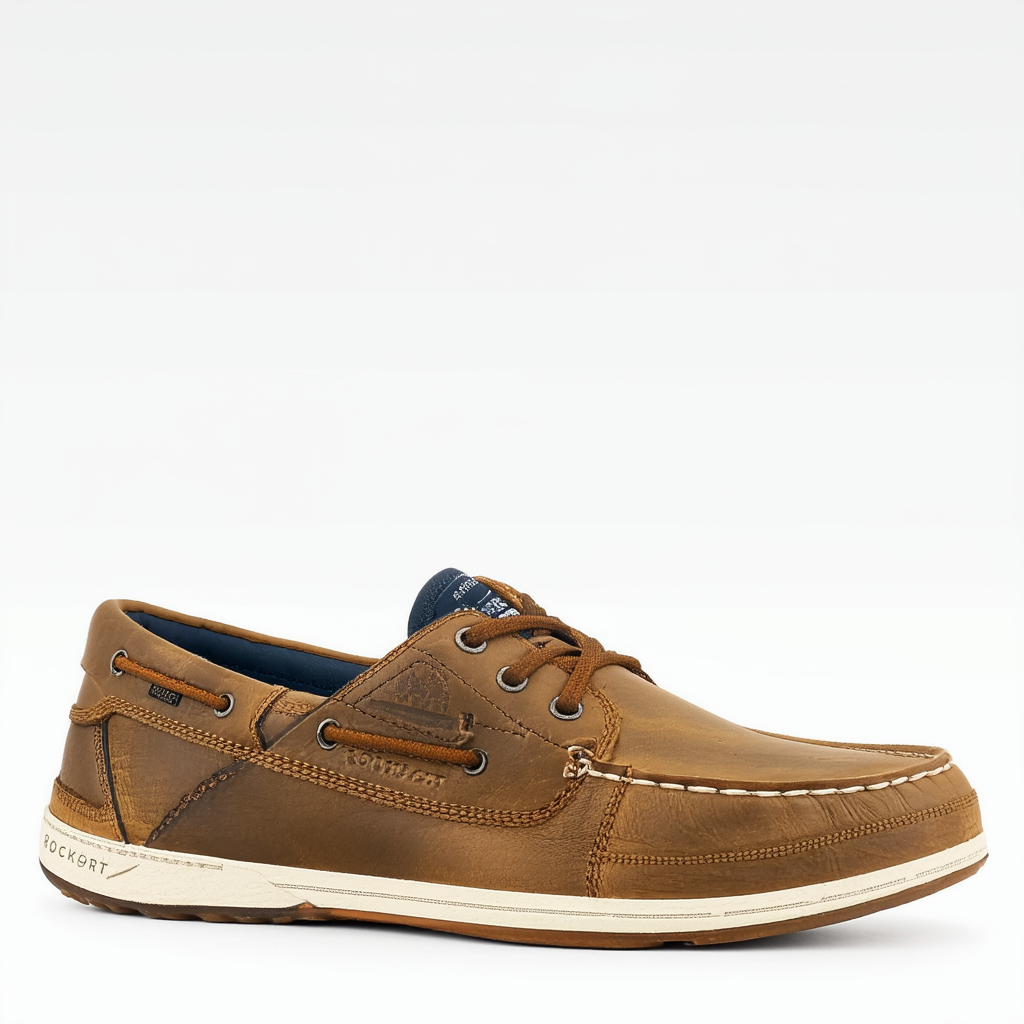 Rockport Men's Windward Leather Boat Shoe-