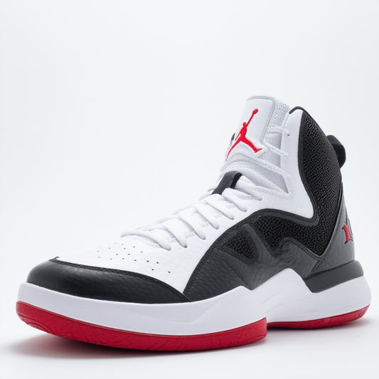 Nike Jordan Men's Jordan Air Imminent Black/Gym Red/White Basketball Shoe 9 Men US