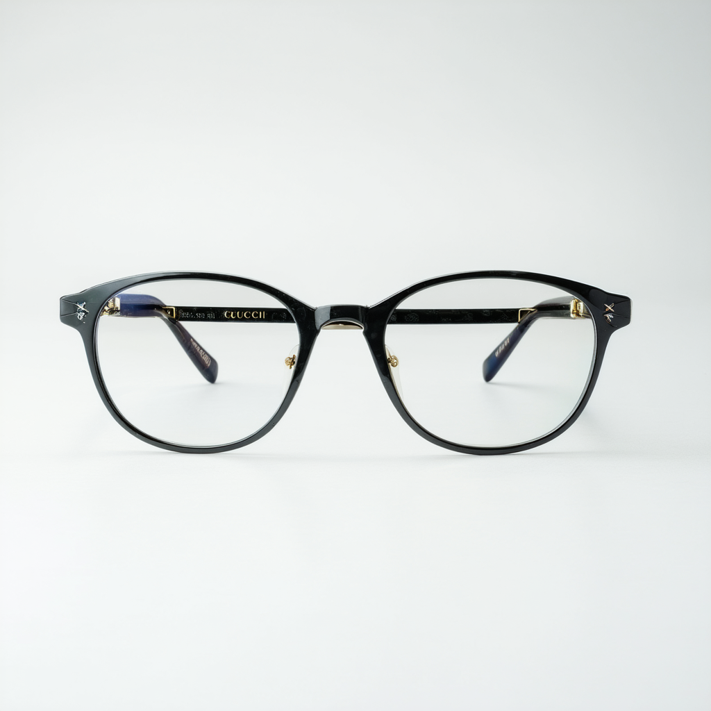GUCCI EYEGLASSES 3773/U D28 SHINY BLACK 53-15-140