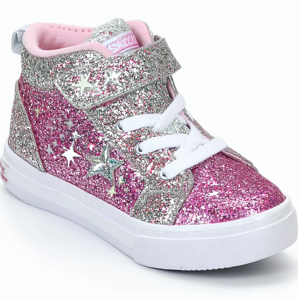 Skechers Unisex-Child Sparkle Glitz-Shiny Starz Sneaker