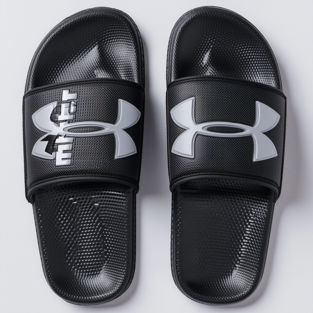 Under Armour 1235584 Ignite III Slide Black/Silver