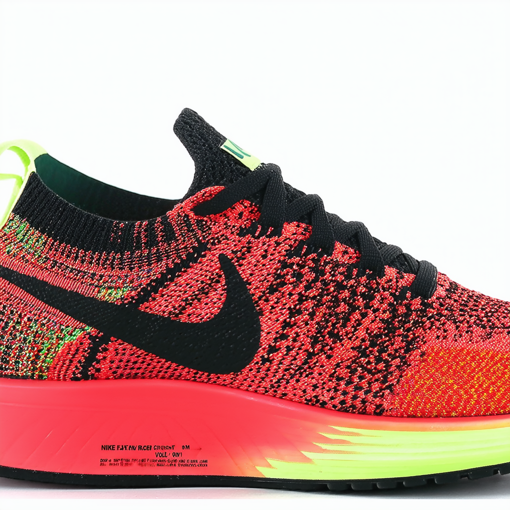 Nike Men's Flyknit Racer, BRIGHT CRIMSON/BLACK-VOLT, 9 M US