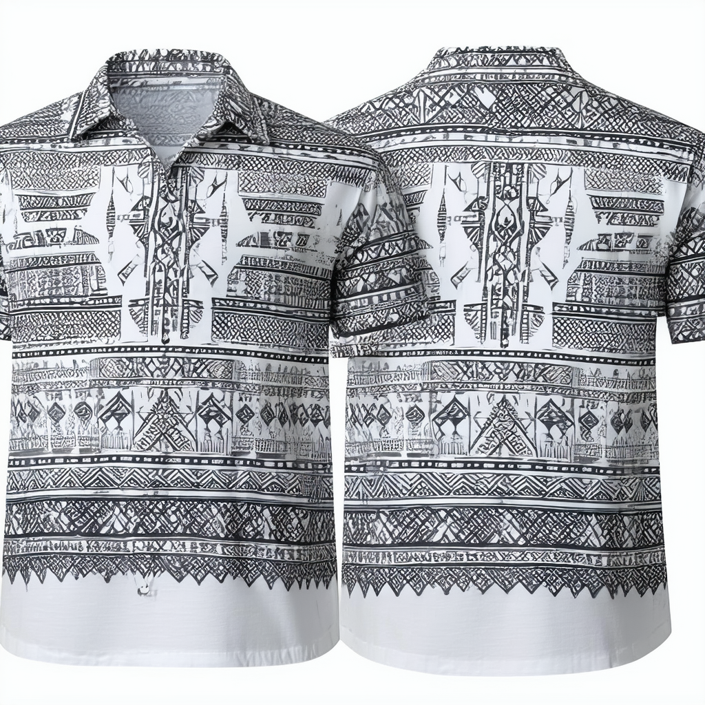 Premium Aztec Mexican Shirts Short Sleeves Unisex Full Size S-5XL for Men/Women