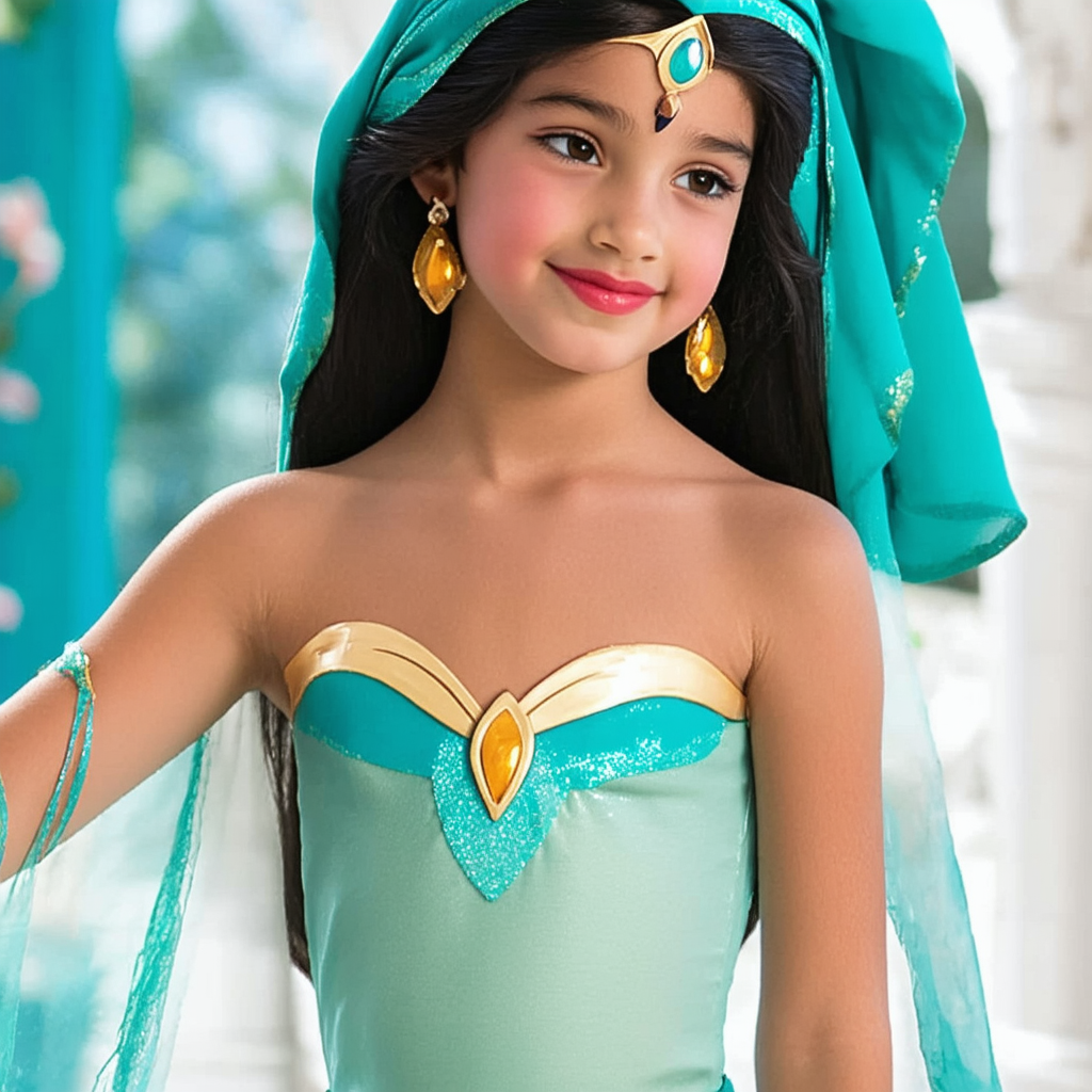 Disney Jasmine Costume for Girls – Aladdin