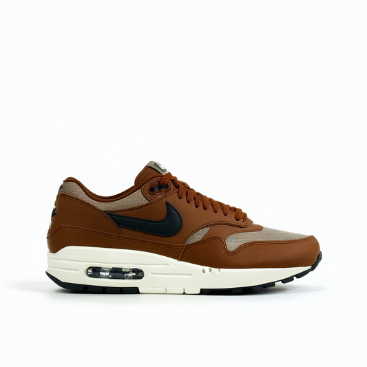 Nike Men's Air Max 1 Premium Medium Brown 875844-203 (Size: 10.5)