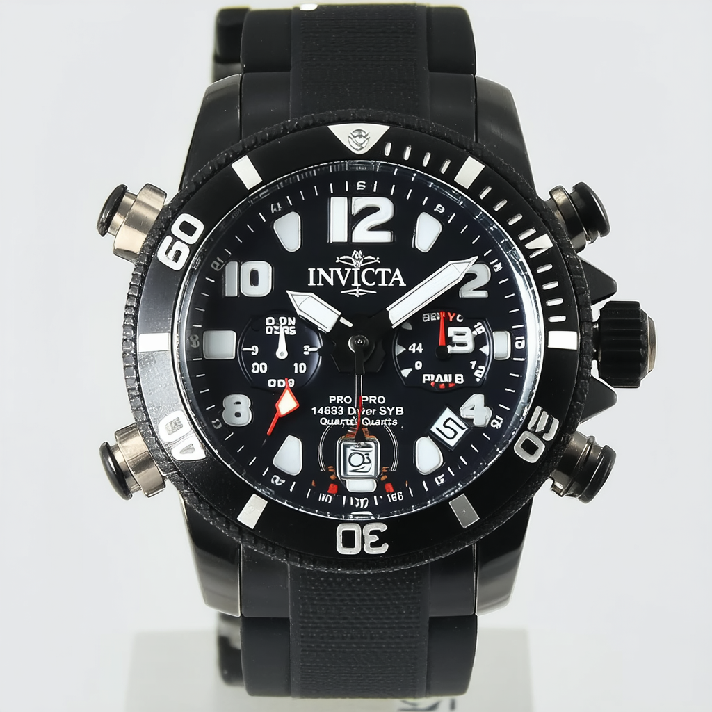 Invicta Men's 14833SYB Pro Diver Analog Display Japanese Quartz Black Watch