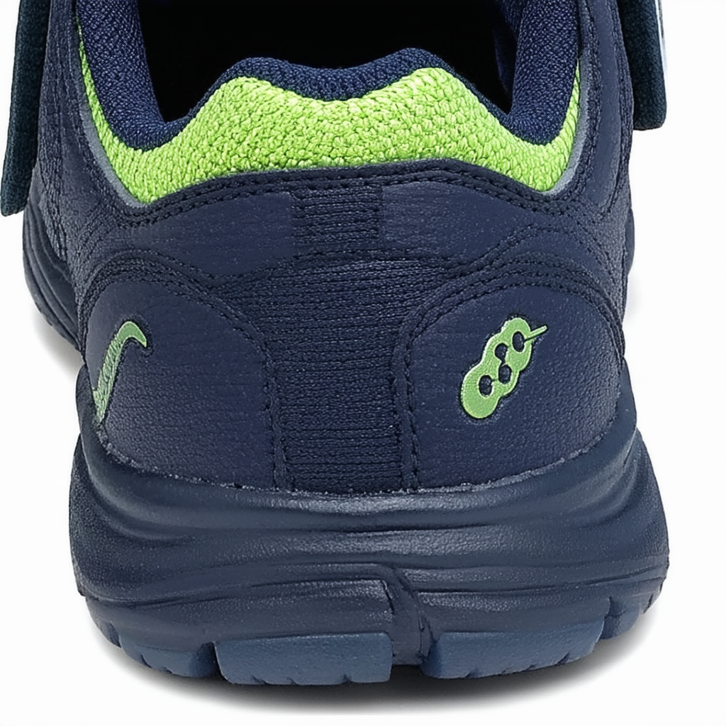 Saucony Kotaro 4 A/C Sneaker (Little Kid/Big Kid), Navy/Green, 13 M US Little Kid