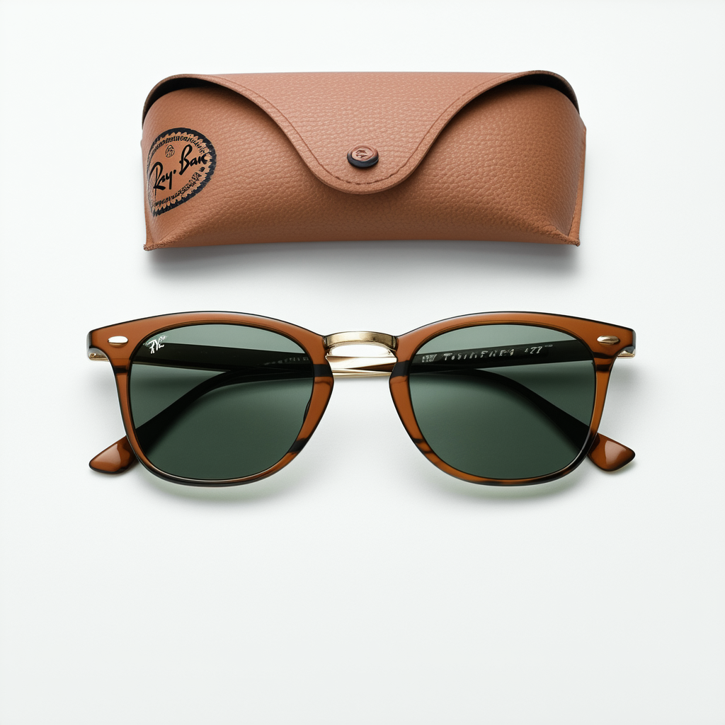Ray-Ban Andy Wayfarer Sunglasses in Brown RB4202 714/71 55