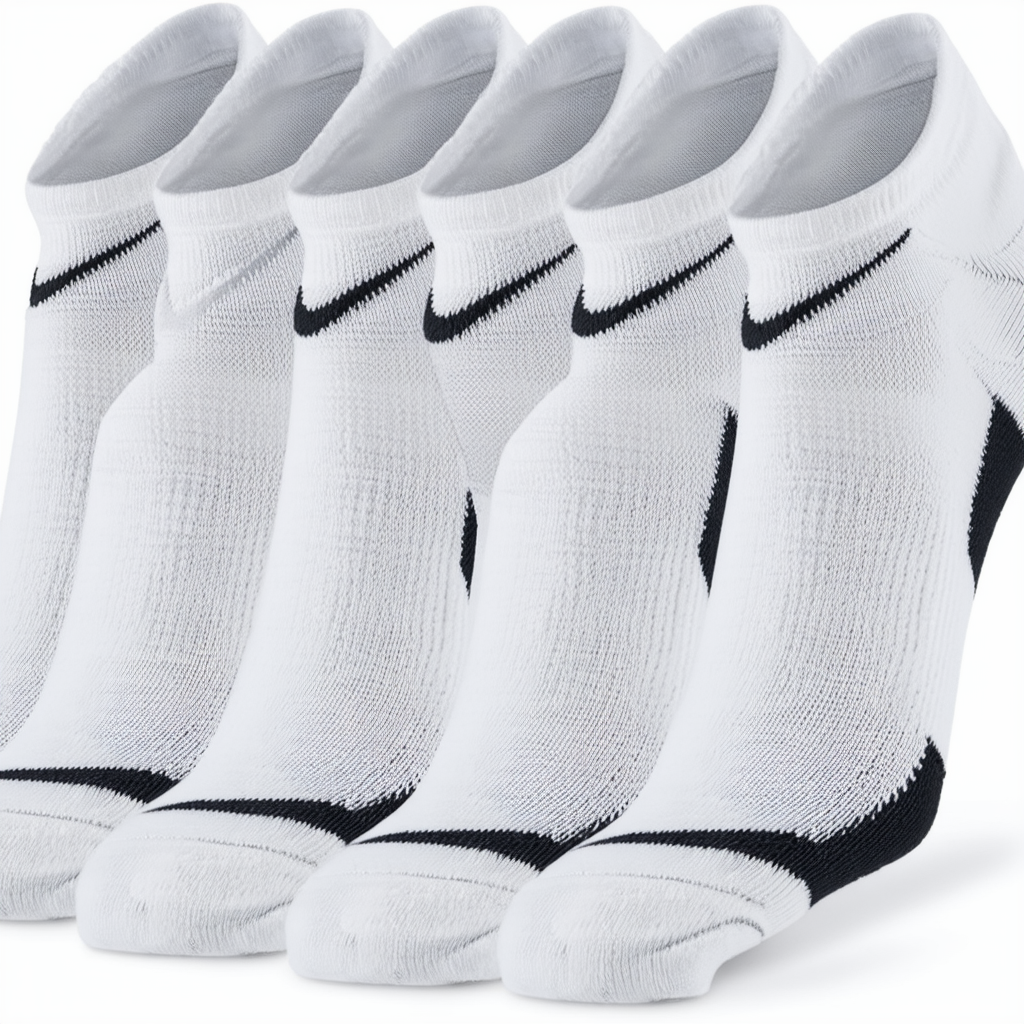 Nike 6 Pack Unisex Band Cotton No-Show Socks