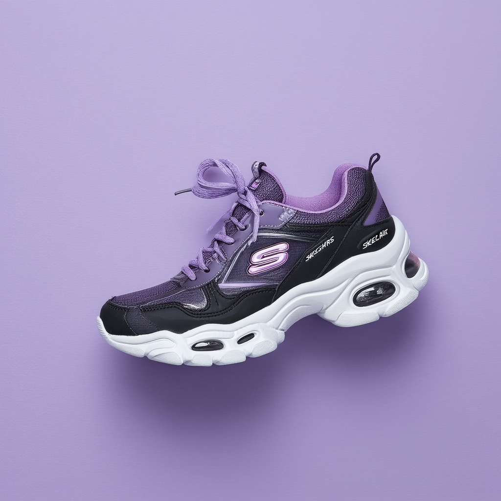 Skechers Skech-Air 92 Significance Womens Sneakers Purple 6.5