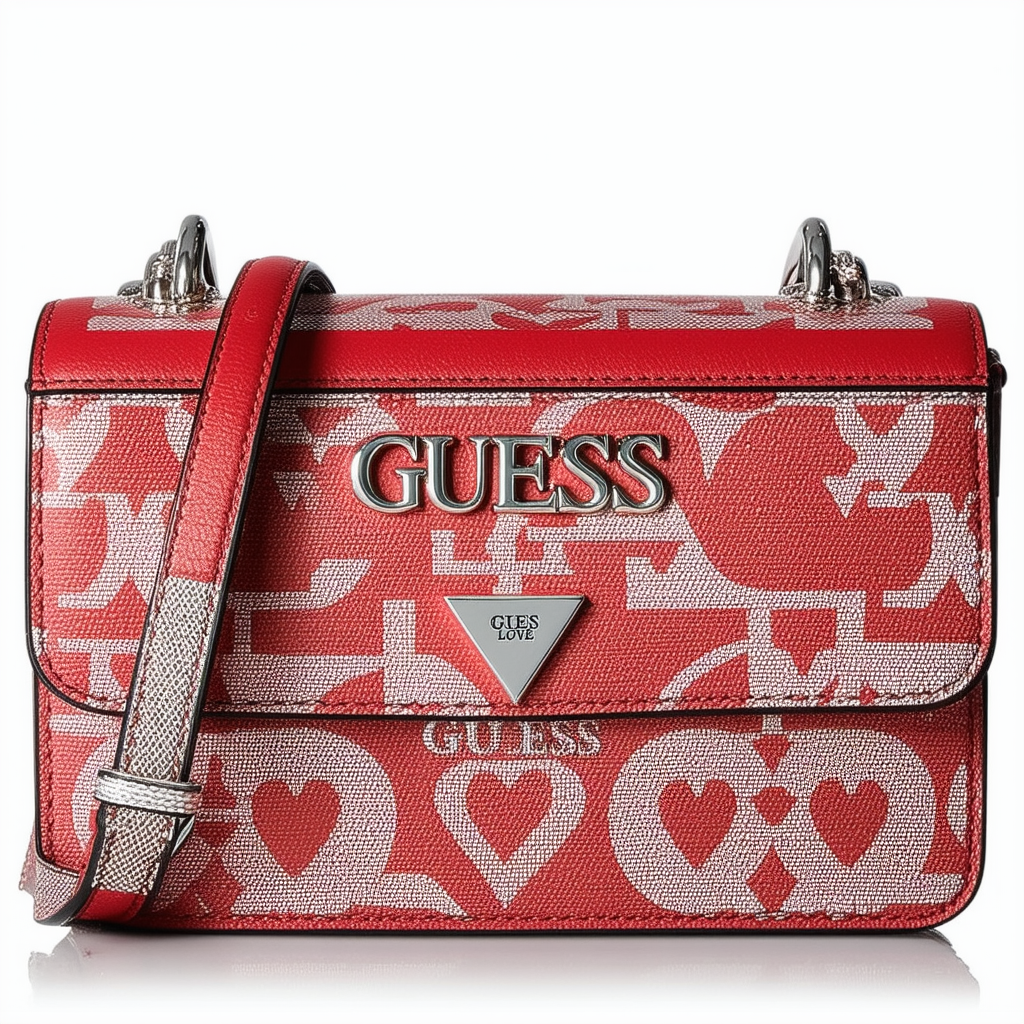 Guess Women's Logo Love Shoulder Bag