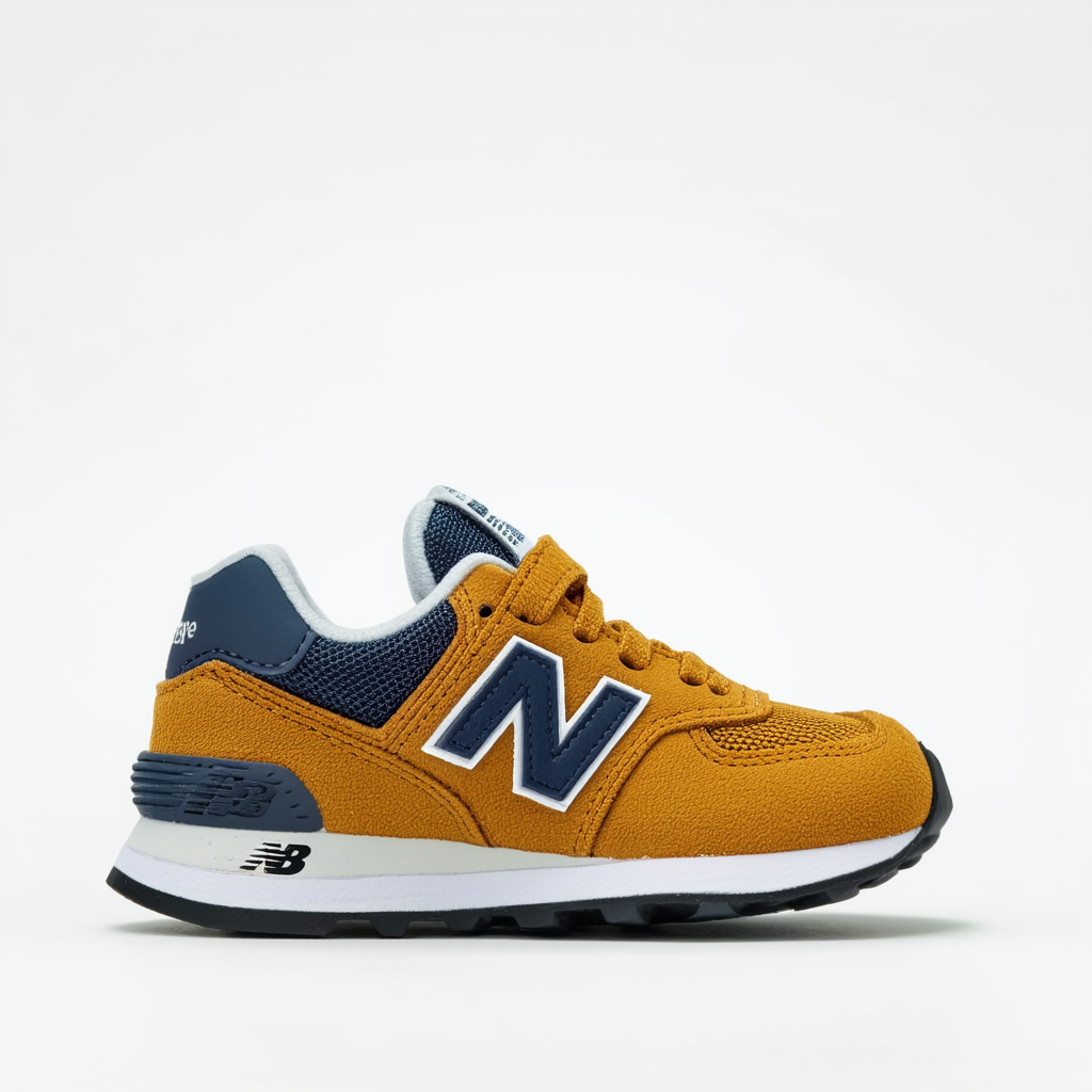 New Balance Kid's 574 V1 Urban Twilight Sneaker, Tan, 2.5 M US Little Kid