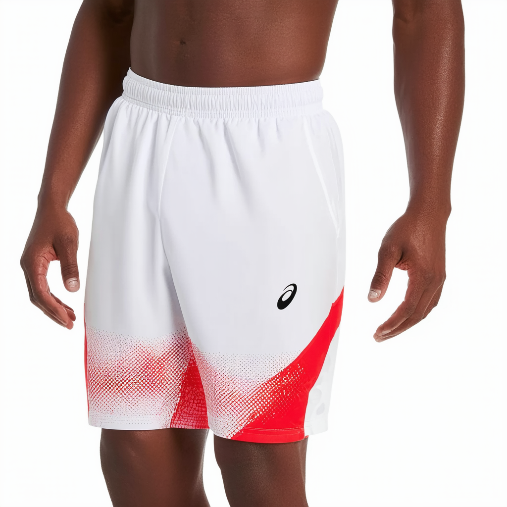 ASICS Men's Wicked Short (Red/White)