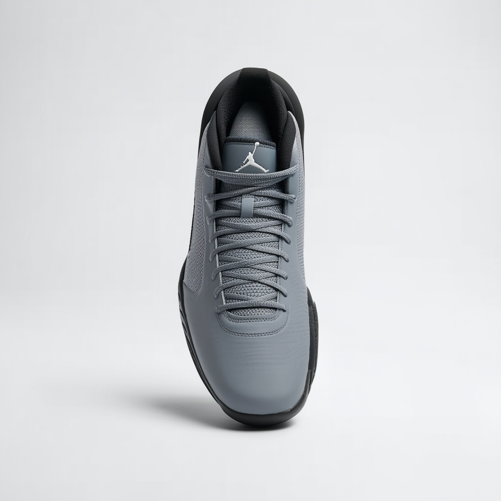 Jordan Prime Flight Mens Gray Leather Basketball Shoes