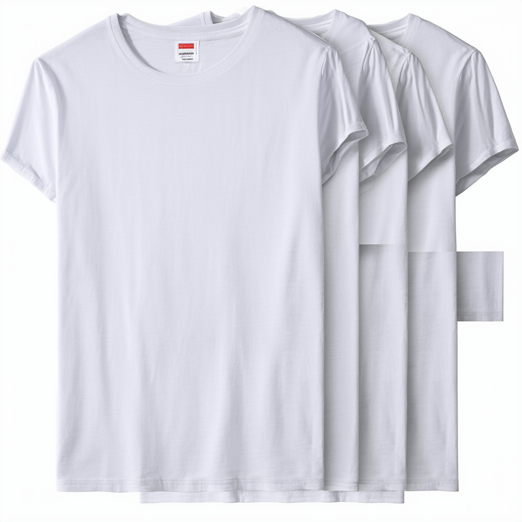 Hanes Men's Beefy-T Short Sleeve T-Shirt (Pack of 4)