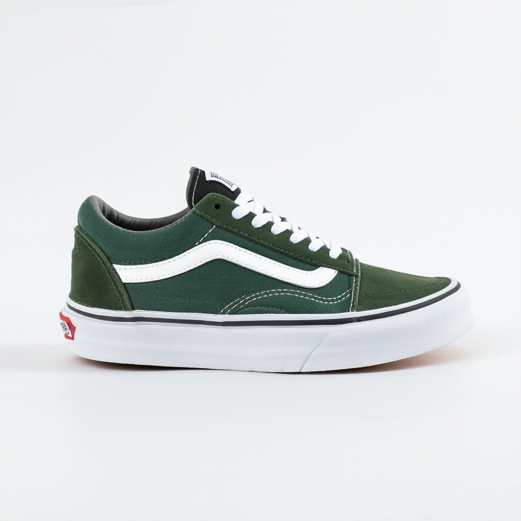 Vans Old Skool (Gum) Shadow/Trekking Green