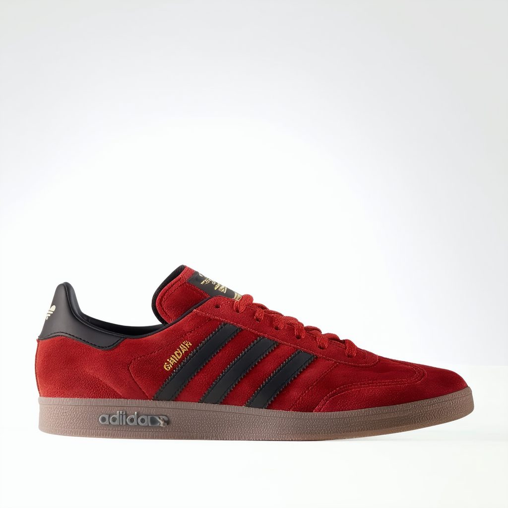 adidas The Grand Prix Suede Sneaker,12,Red
