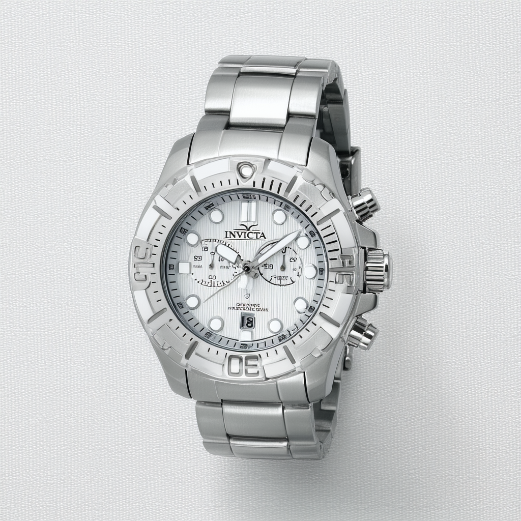 Invicta Pro Diver White Dial Gunmetal Ion-plated Mens Watch 14540