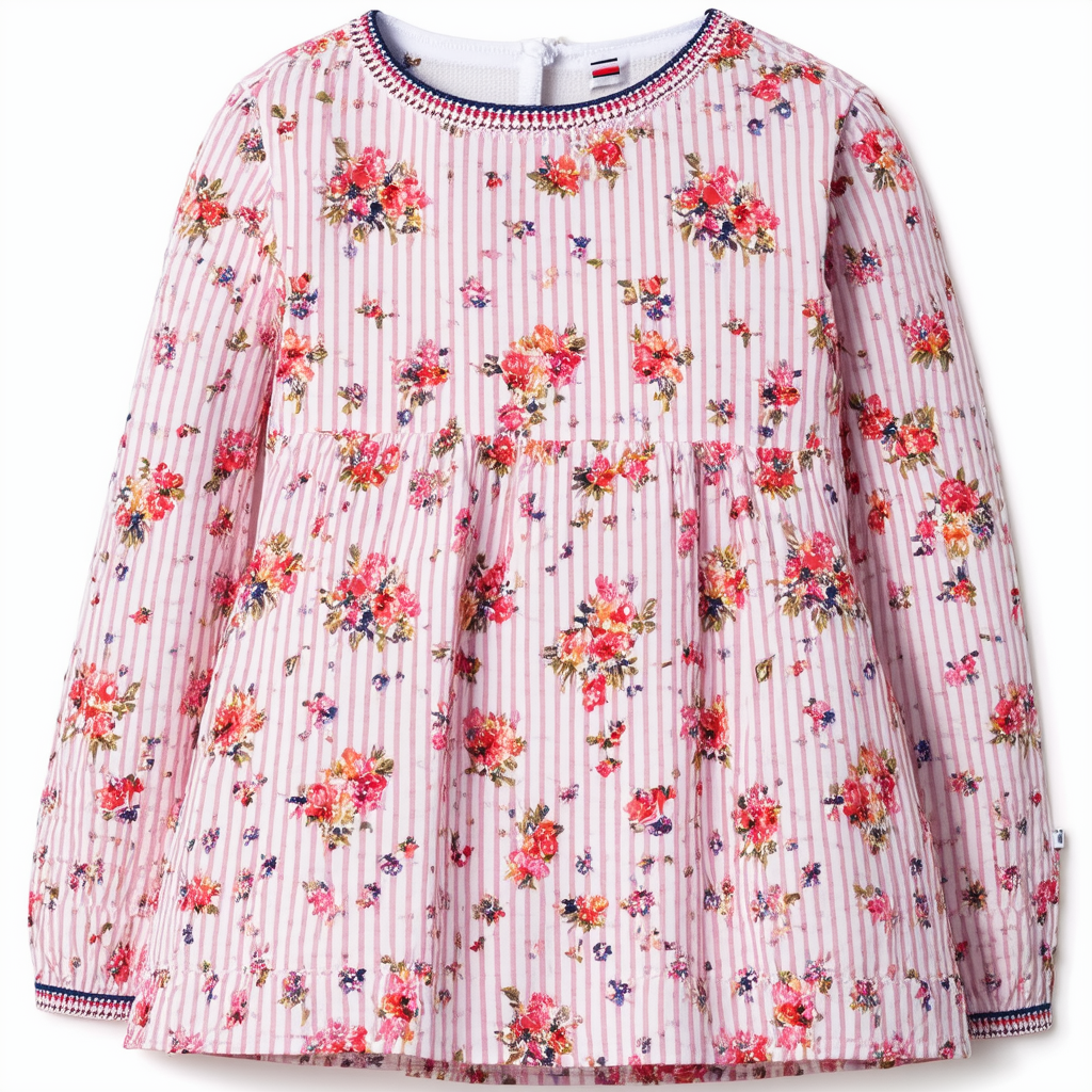 Tommy Hilfiger Playful Petal Long Sleeve Dress