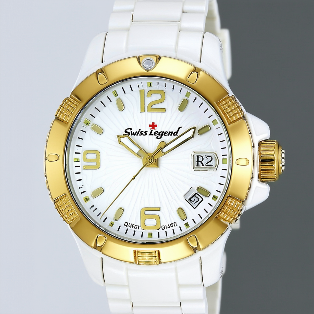 Swiss Legend Women's 21340-RG-02 Luminous Analog Display Swiss Quartz White Watch